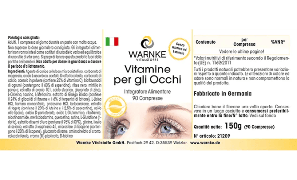 Augenvitamine (Warnke) - italienisch