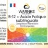 B-12 + Folsäure sublingual mit Acerola (Warnke) - französisch