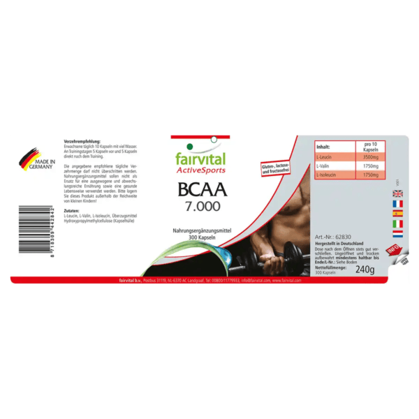 BCAA 7000 (fairvital) deutsch