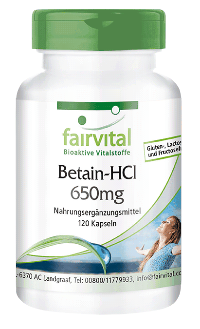 Betain HCL 650mg (fairvital)