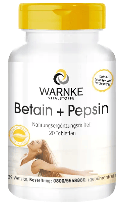 Betain + Pepsin (Warnke)