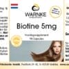 Biotin 5mg (Warnke) - niederländisch