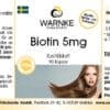 Biotin 5mg (Warnke) - schwedisch