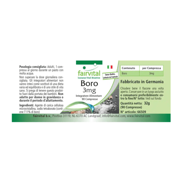 Bor 3mg (fairvital) italienisch