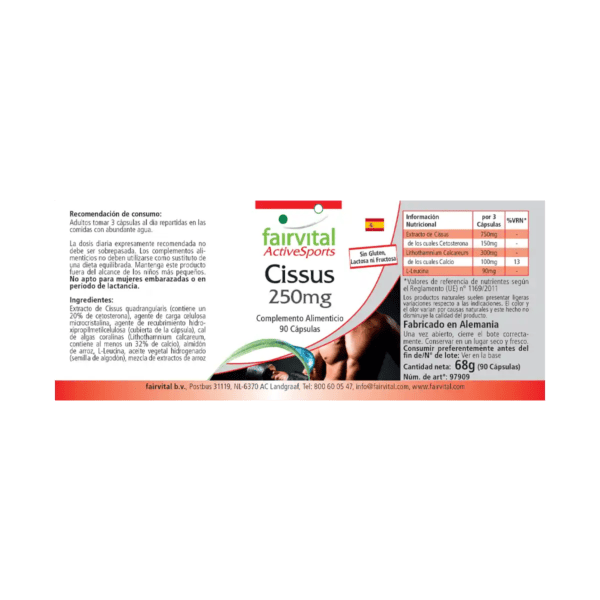 Cissus 250mg (fairvital) spanisch