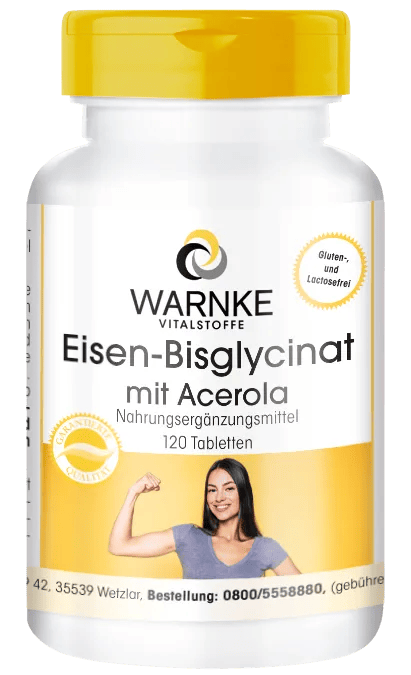 Eisen-Bisglycinat mit Acerola (Warnke)