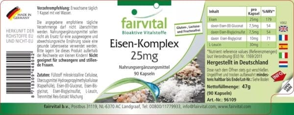 Eisen-Komplex 25mg (fairvital)_deutsch