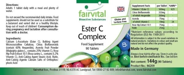 Ester C Komplex (fairvital)_englisch