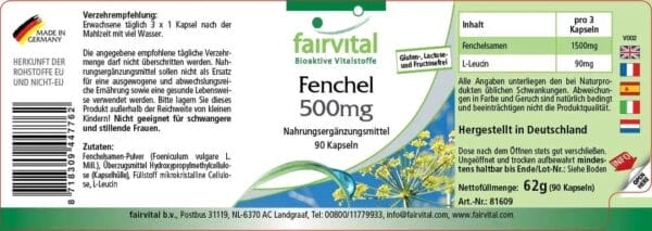 Fenchel 500mg (fairvital)_deutsch