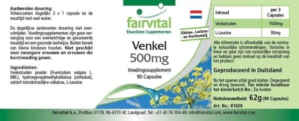 Fenchel 500mg (fairvital)_niederländisch