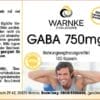 GABA 750mg (Warnke) - deutsch