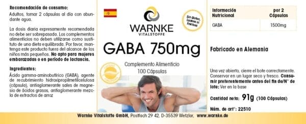 GABA 750mg (Warnke) - spanisch