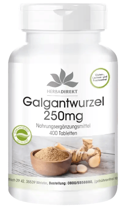 Galgantwurzel 250mg (Warnke)