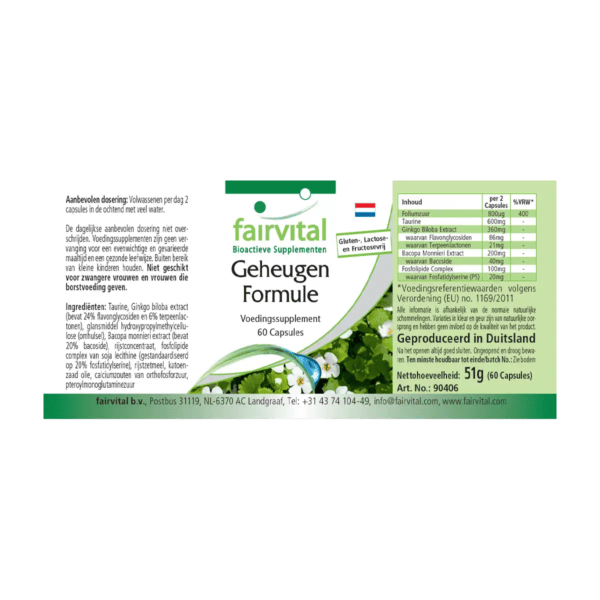 Gedächtnis Formel (fairvital)_niederländisch