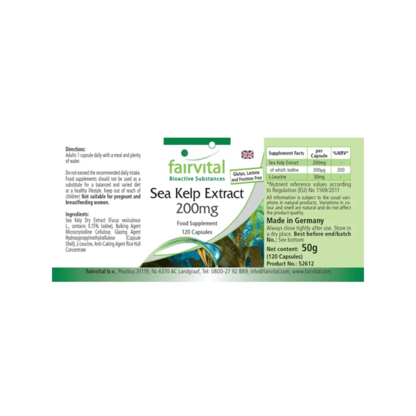 Kelp-Extrakt 200mg (fairvital) englisch