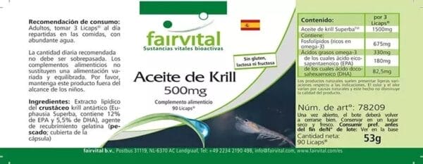 Krill-Öl 500mg (fairvital)_spanisch