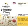 L-Prolin 500mg (Warnke) - englisch