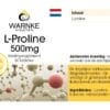 L-Prolin 500mg (Warnke) - niederländisch