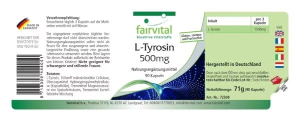 L-Tyrosin 500mg (fairvital)_deutsch