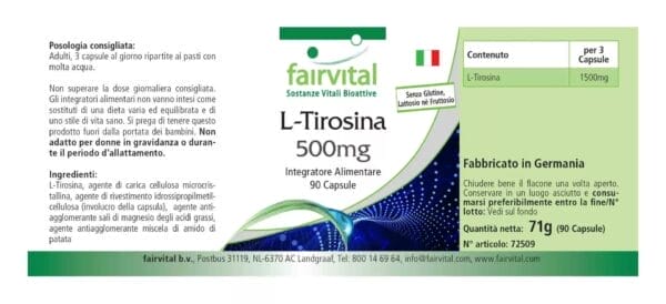 L-Tyrosin 500mg (fairvital)_italienisch