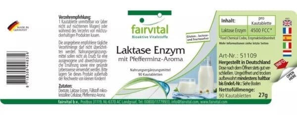 Laktase Enzym (fairvital)_deutsch