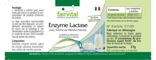 Laktase Enzym (fairvital)_französisch