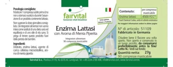 Laktase Enzym (fairvital)_italienisch