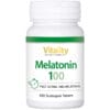 Melatonin 1mg Sublingual Lutschtabletten (Vitality Nutritionals), 100 Stk.