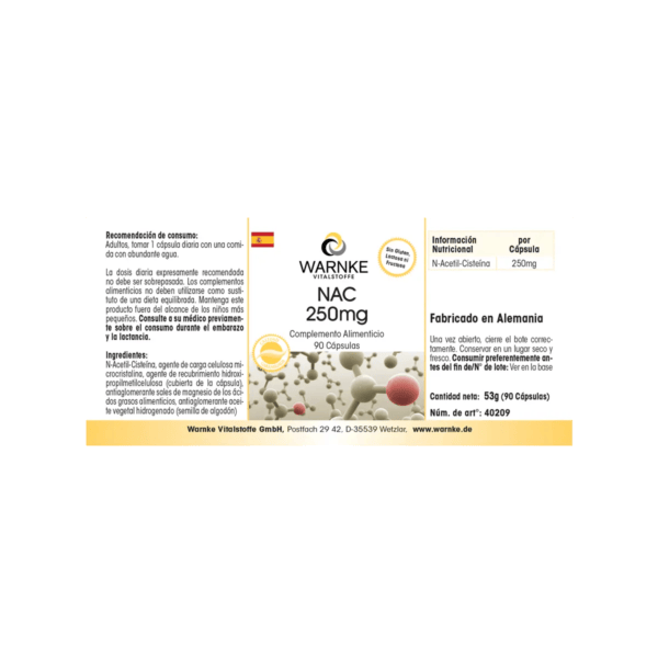 NAC 250mg (Warnke) - spanisch