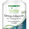 Omega-3-Kapseln aus 1000mg Fischöl (fairvital)