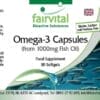 Omega-3-Kapseln aus 1000mg Fischöl (fairvital)_englisch