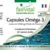 Omega-3-Kapseln aus 1000mg Fischöl (fairvital)_französisch