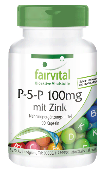 P-5-P 100mg mit Zink - aktives Vitamin B6 (fairvital)