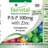 P-5-P 100mg mit Zink - aktives Vitamin B6 (fairvital)_englisch