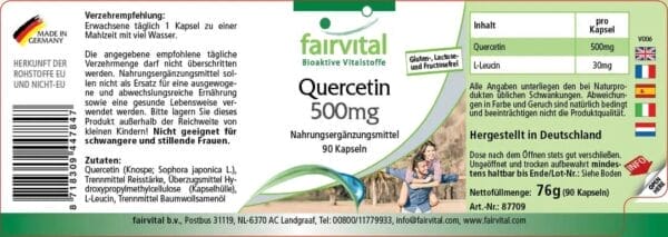 Quercetin 500mg (fairvital)_deutsch