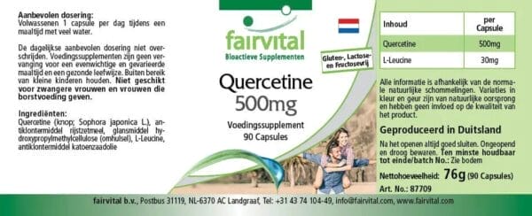 Quercetin 500mg (fairvital)_niederländisch