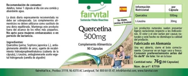 Quercetin 500mg (fairvital)_spanisch