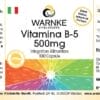 Vitamin B5 500mg (Warnke) - italienisch