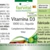 Vitamin D3 flüssig - 1000 I.E. pro Tropfen (fairvital)_spanisch