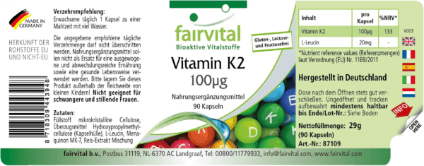 Vitamin K2 100µg (fairvital)_deutsch