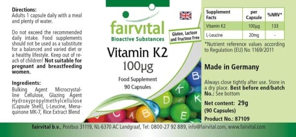 Vitamin K2 100µg (fairvital)_englisch