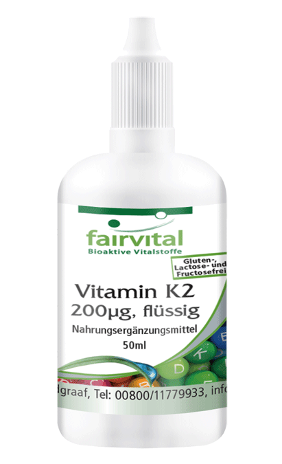 Vitamin K2 200µg flüssig (fairvital)