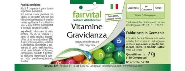 Vitamine für Schwangere (fairvital)_italienisch