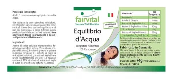 Wassertabletten (fairvital)_italienisch