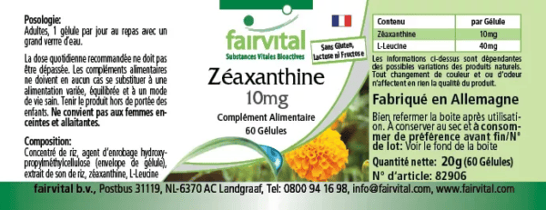 Zeaxanthin 10mg (fairvital)_französisch