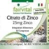 Zinkcitrat mit 25mg Zink (fairvital)_italienisch