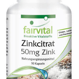 Zinkcitrat mit 50mg Zink (fairvital)