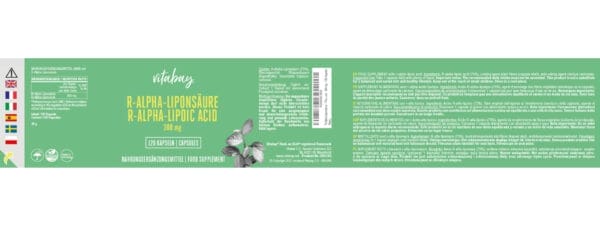 R-Alpha Liponsäure - Thioctsäure 300mg (Vitabay)_1